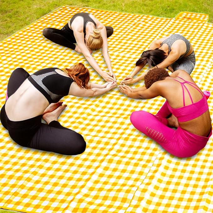 Waterproof Picnic Blanket, Por - Outdoor Camping Rug Waterproof บทวิจารณ์และราคา