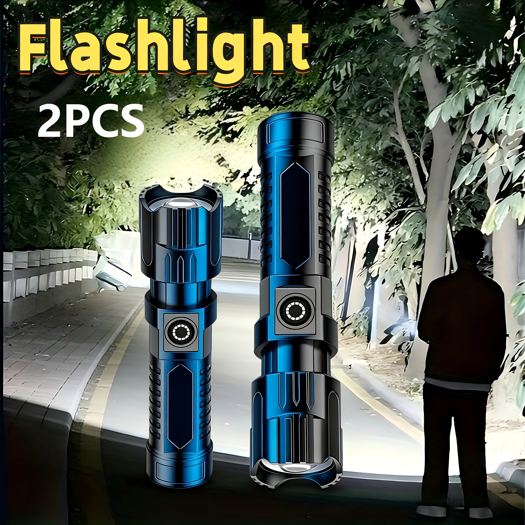 Tactical LED Flashlight 2000LM - Outdoor Camping Decor บทวิจารณ์และราคา