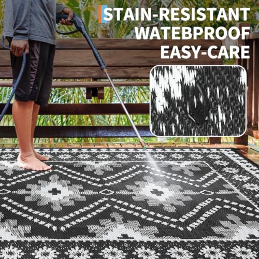 Outdoor Rug 9x18 for Patio Dec - Outdoor Camping Rugs 9X18 บทวิจารณ์และราคา