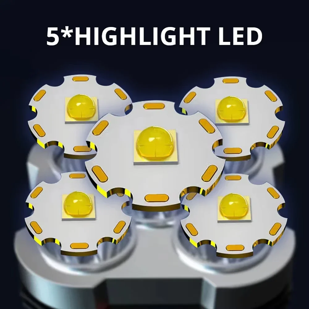 5 LED High Power Led Flashligh - Outdoor Camping Decor บทวิจารณ์และราคา