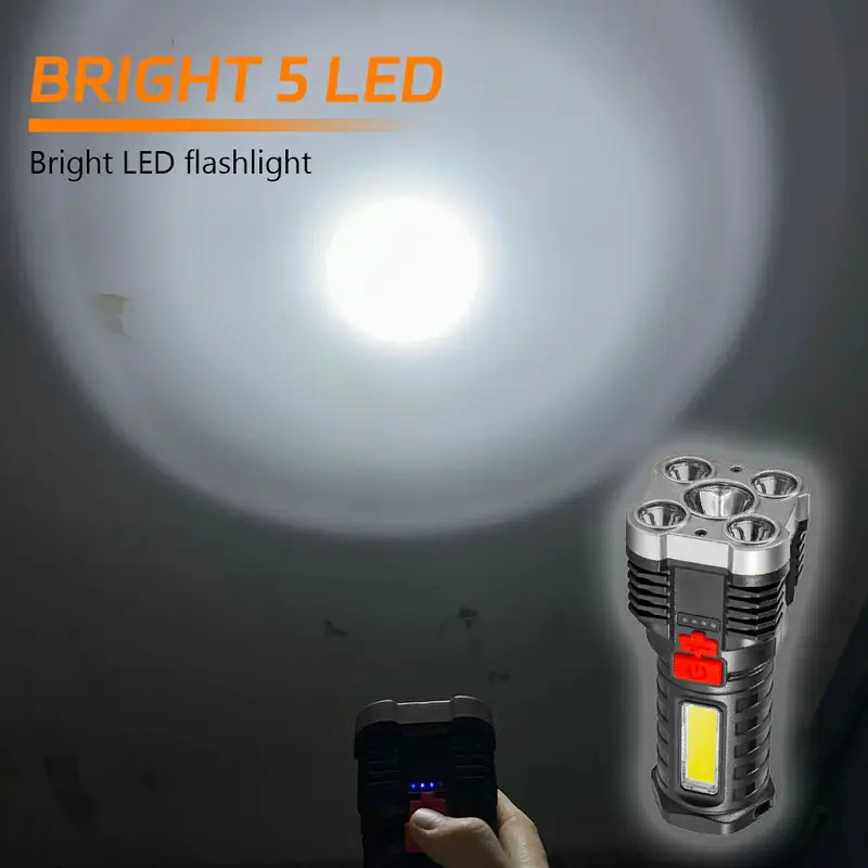 5 LED High Power Led Flashligh - Outdoor Camping Decor บทวิจารณ์และราคา