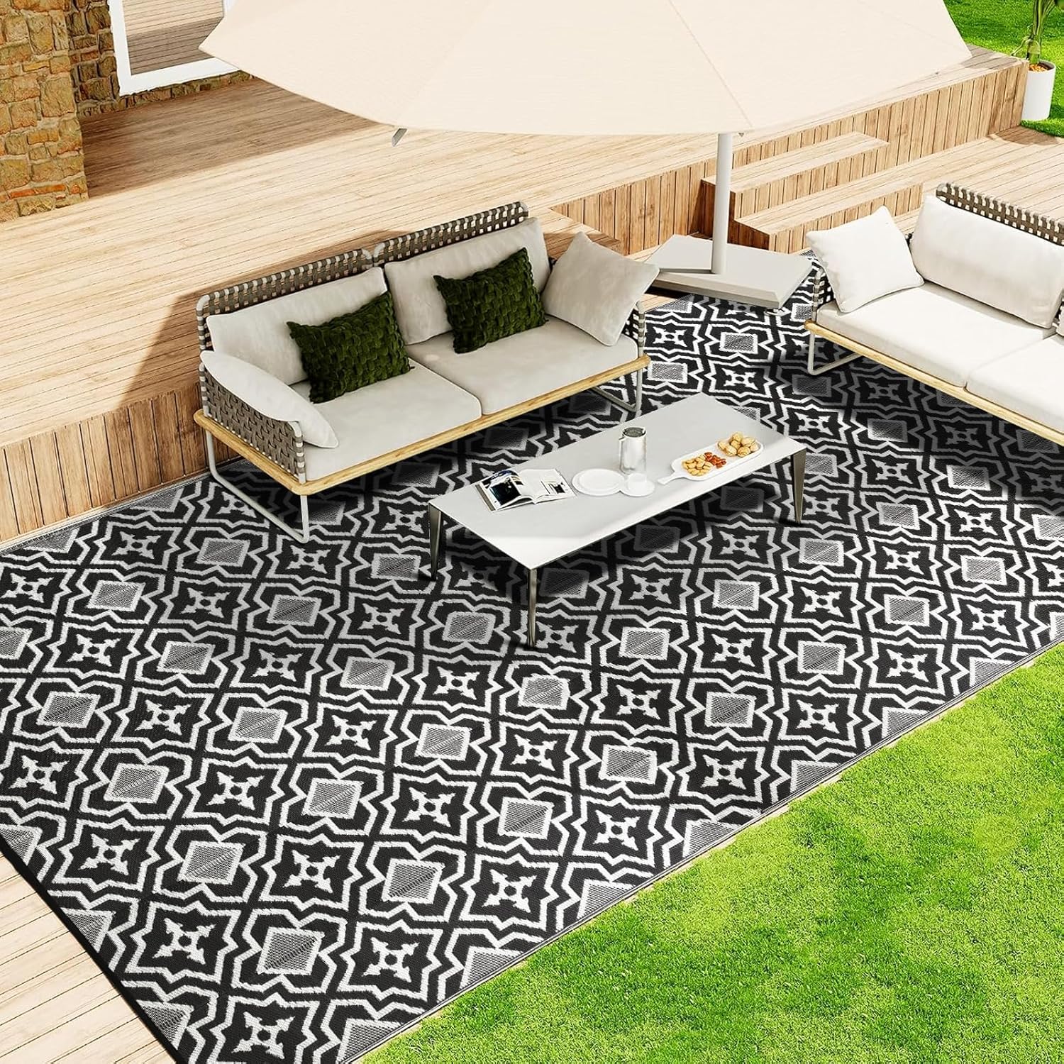 Polypropylene Outdoor Rugs 9x1 - Outdoor Camping Rugs 9X18 บทวิจารณ์และราคา