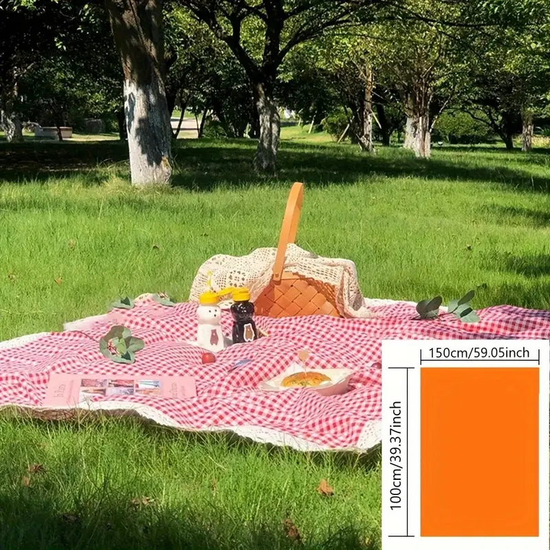 1pc Outdoor Picnic Mat, Summer - Outdoor Camping Rug Waterproof บทวิจารณ์และราคา