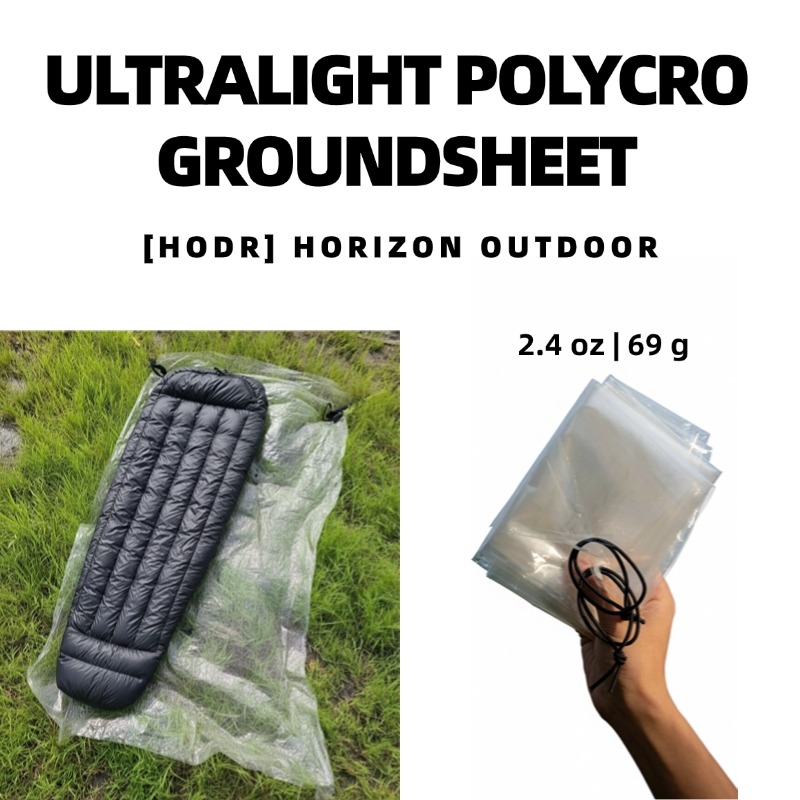 [HODR GEAR]Ultralight Polycro  - Outdoor Camping Rug Waterproof บทวิจารณ์และราคา