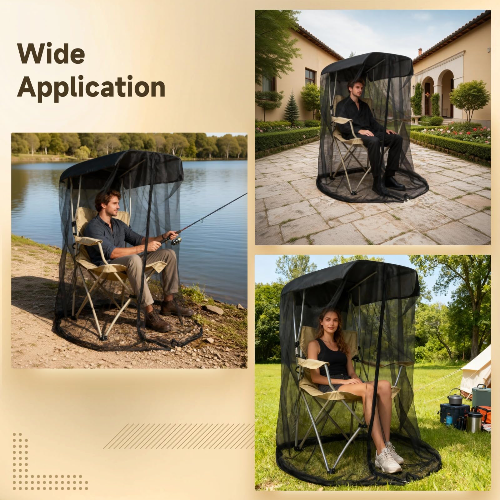 Outdoor Portable Mosquito Net  - Outdoor Camping Bug Zapper บทวิจารณ์และราคา