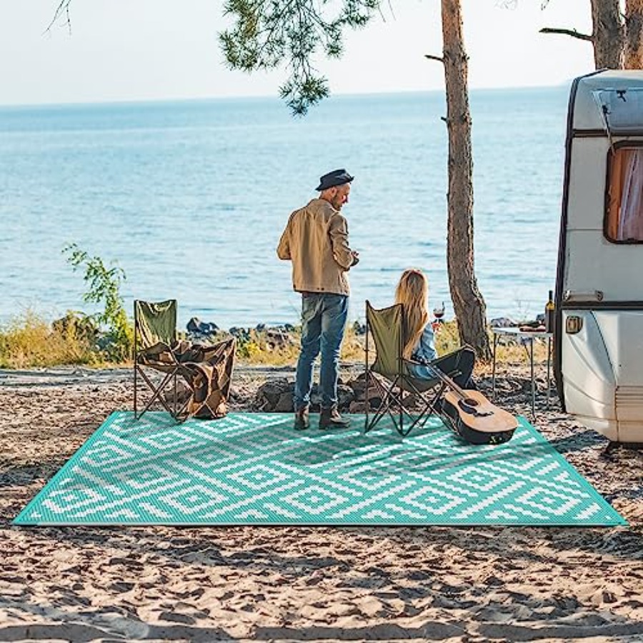 Outdoor Rug for Patio Clearanc - Outdoor Camping Rug Waterproof บทวิจารณ์และราคา