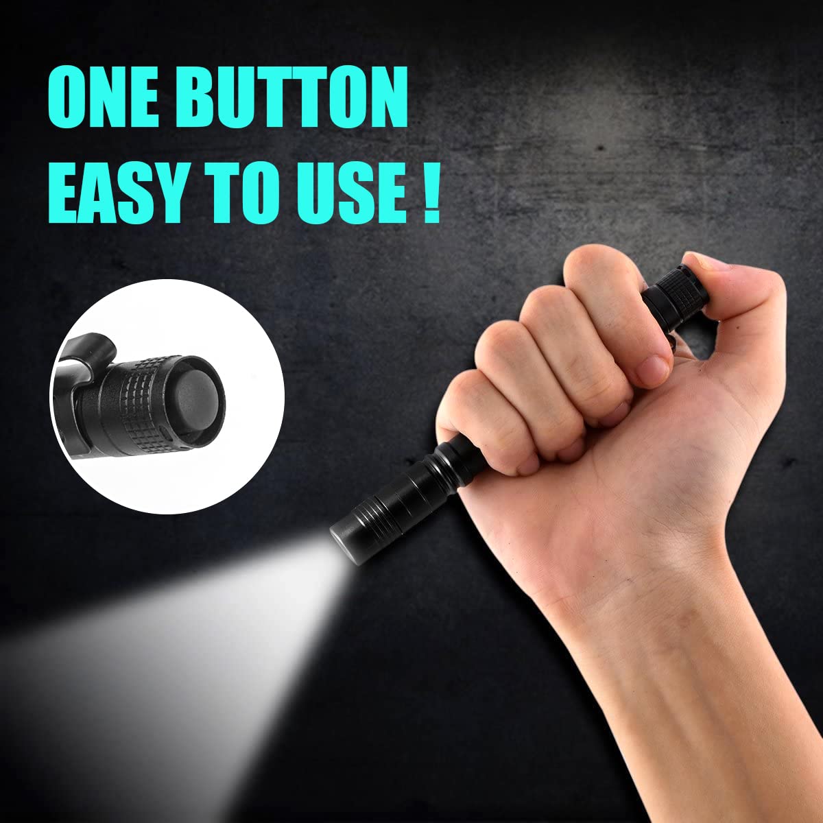 Portable Mini LED Pen Flashlig - Outdoor Camping Decor บทวิจารณ์และราคา