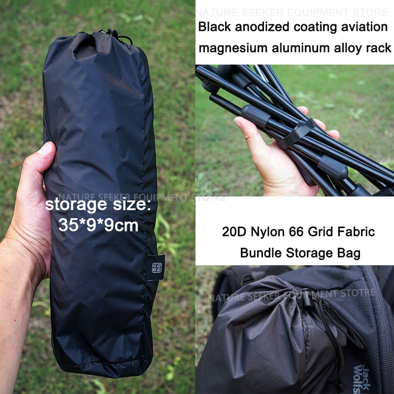 650g Ultralight Folding Campin - Outdoor Camping Table And Chairs บทวิจารณ์และราคา
