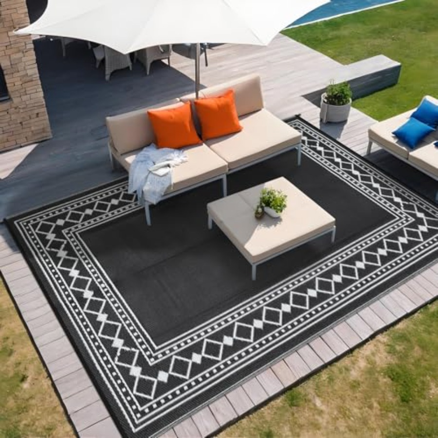 Outdoor geometric rug 9x18 for - Outdoor Camping Rugs 9X18 บทวิจารณ์และราคา