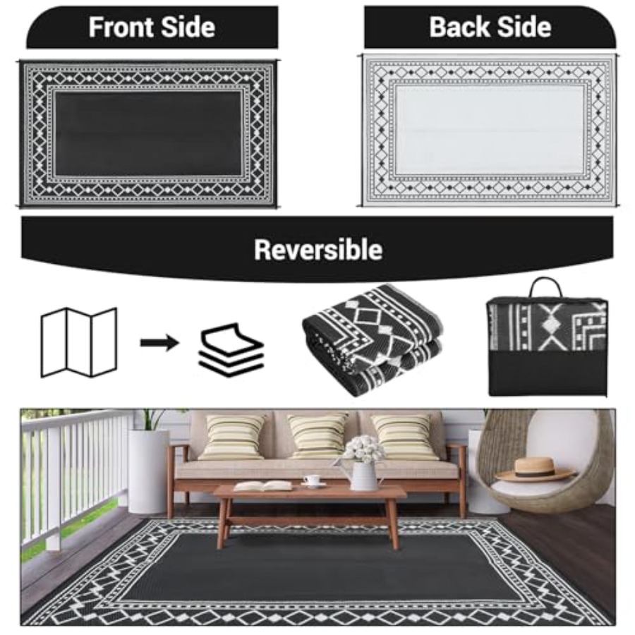 Outdoor geometric rug 9x18 for - Outdoor Camping Rugs 9X18 บทวิจารณ์และราคา