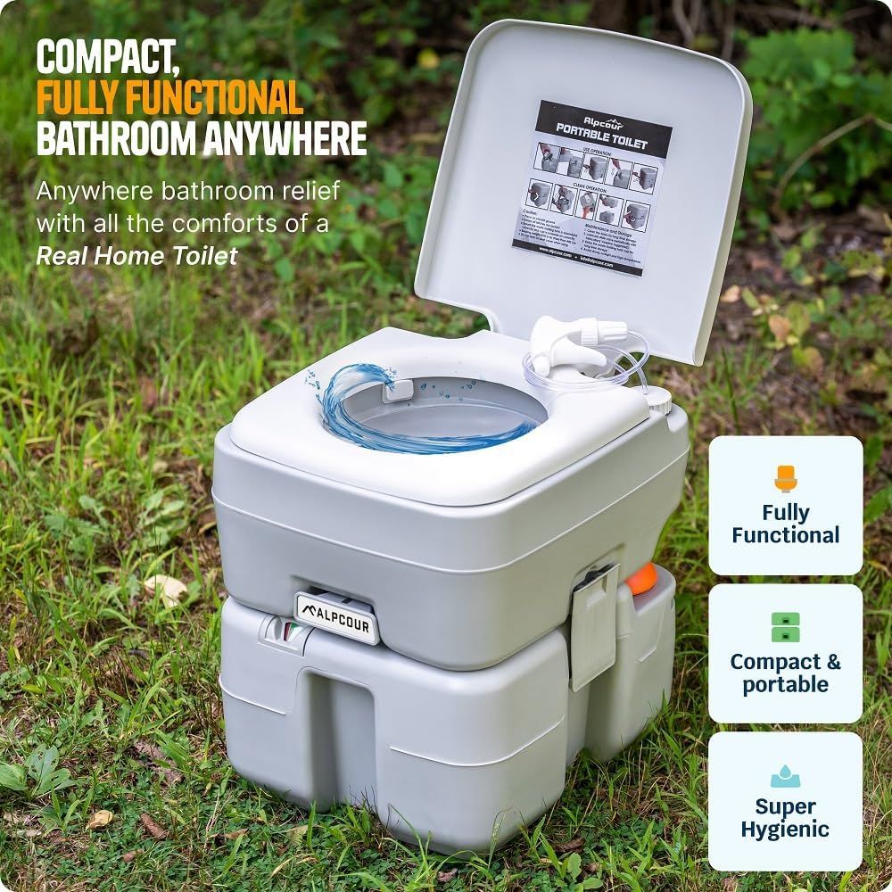 Portable Toilet – Compact Indo - Camping Outdoor Or Indoor บทวิจารณ์และราคา