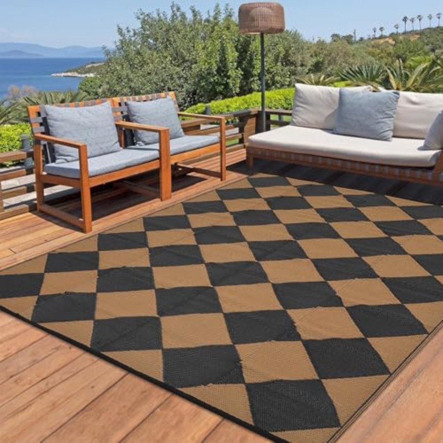 Large Outdoor Rug 9x18 for Pat - Outdoor Camping Rugs 9X18 บทวิจารณ์และราคา