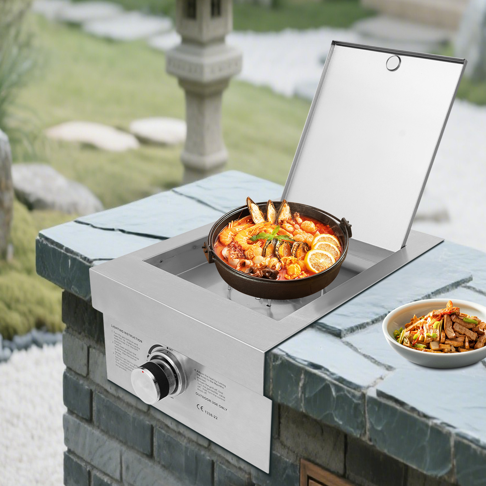 Gas Stove, Embedded/Outdoor, 3 - Outdoor Camp บทวิจารณ์และราคา