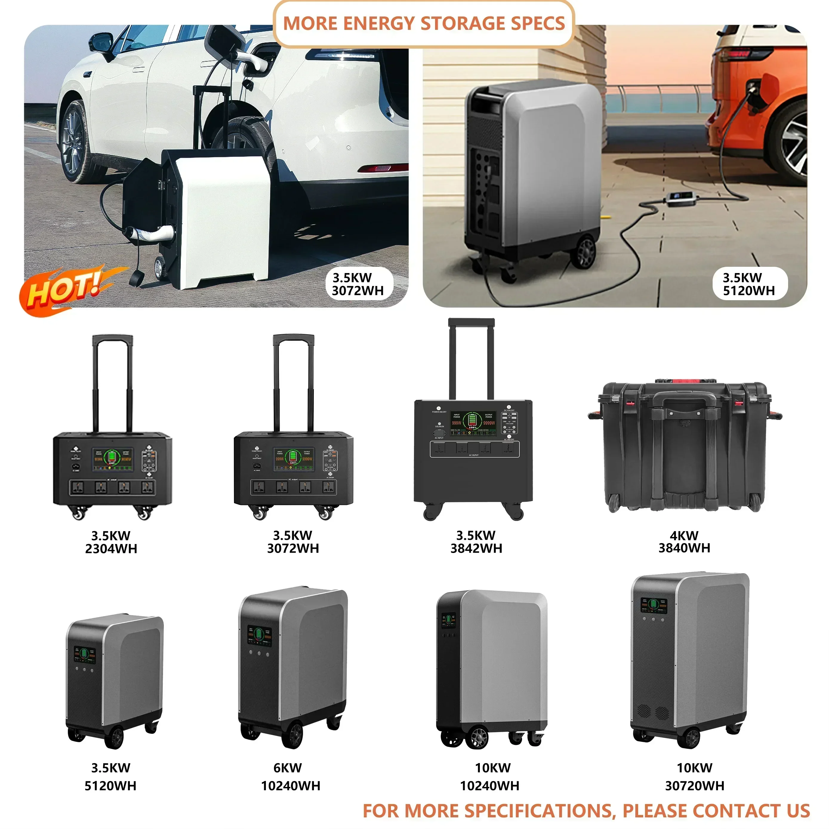 2025New 3.5kW 6kw 10kw Portabl - Portable Power Station บทวิจารณ์และราคา