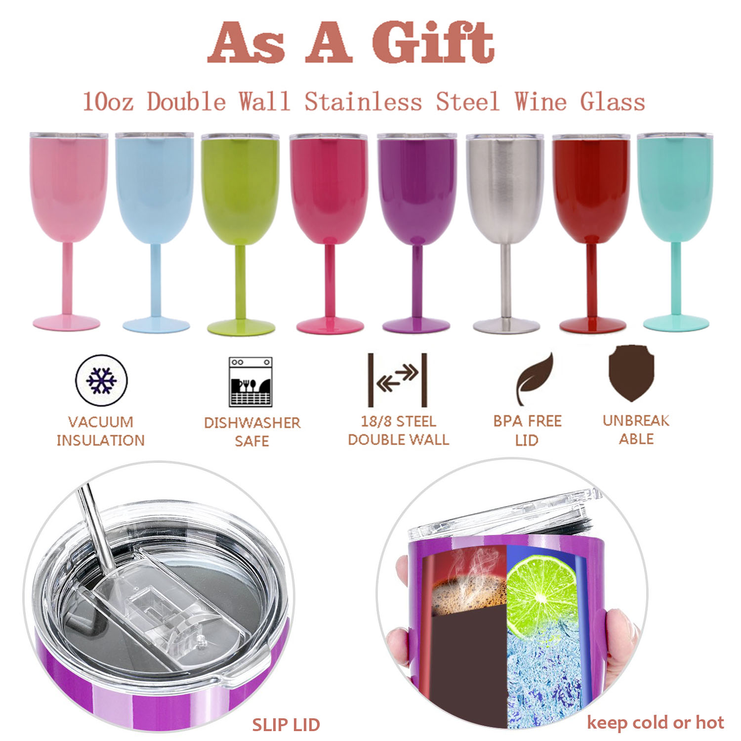 Custom Stainless Steel Wine Gl - Outdoor Camping Direct บทวิจารณ์และราคา
