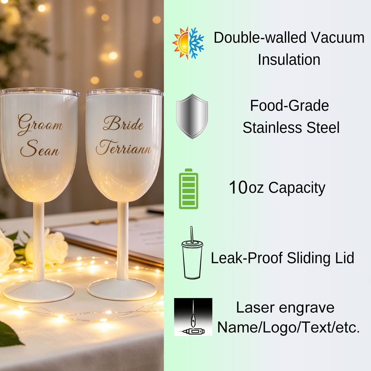 Custom Stainless Steel Wine Gl - Outdoor Camping Direct บทวิจารณ์และราคา