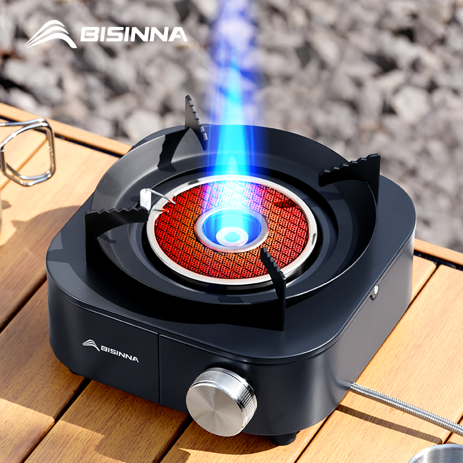 BISINNA 4000W High-power Infra - Outdoor Gas Camping Oven บทวิจารณ์และราคา