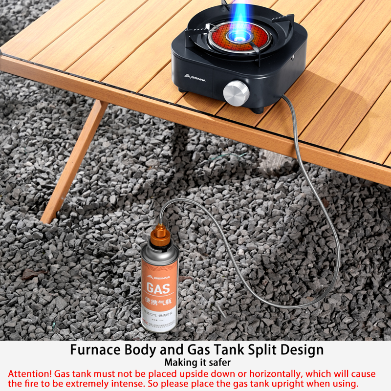 BISINNA 4000W High-power Infra - Outdoor Gas Camping Oven บทวิจารณ์และราคา