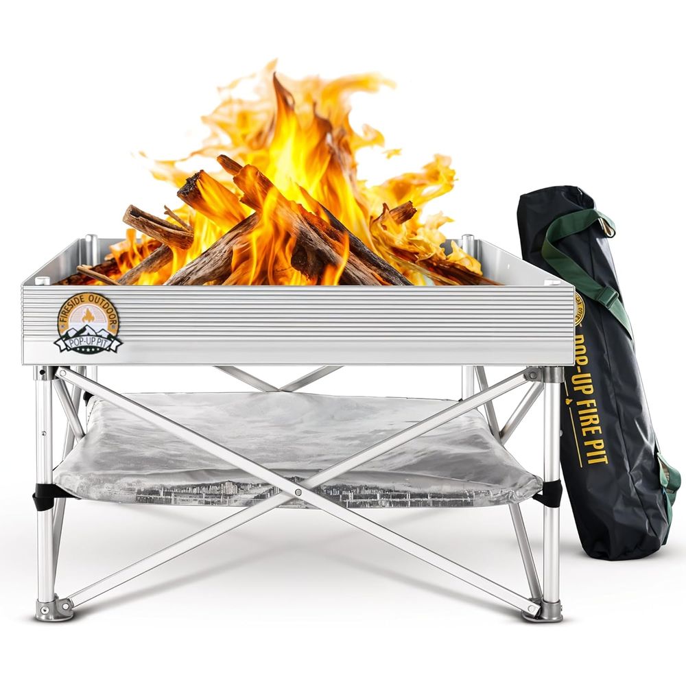Portable Outdoor Fire Pit for  - Outdoor Camping Fire Pit บทวิจารณ์และราคา