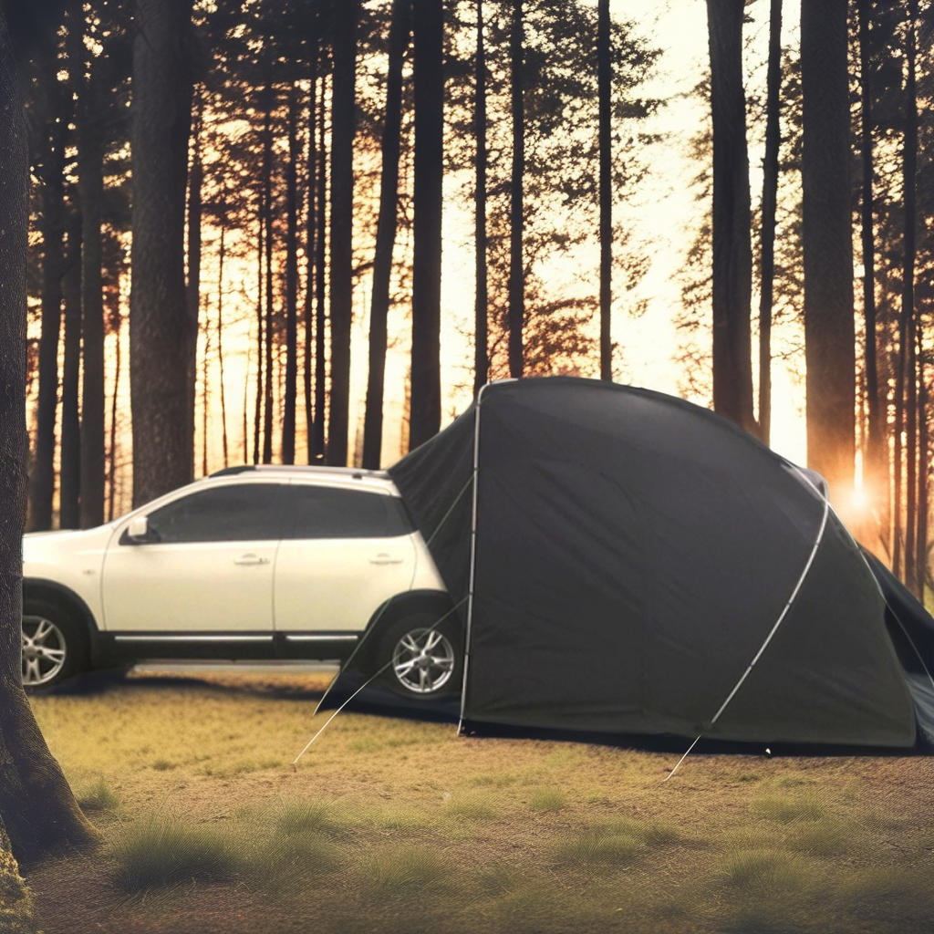 Portable Outdoor Folding Car T - Outdoor Camping Van Tent บทวิจารณ์และราคา