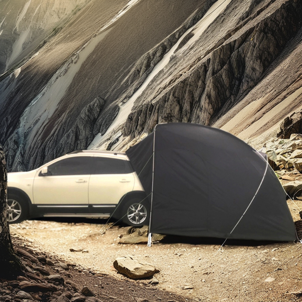 Portable Outdoor Folding Car T - Outdoor Camping Van Tent บทวิจารณ์และราคา