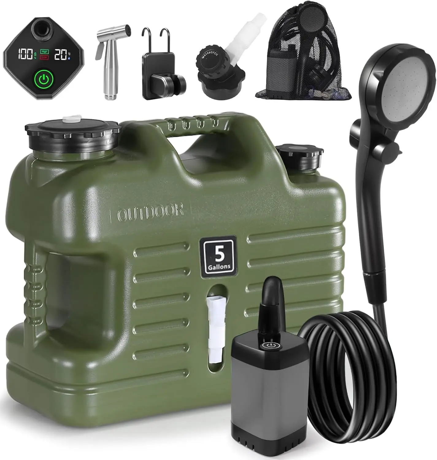 hot-sellingPortable Camping Sh - Outdoor Camping Hot Water Shower บทวิจารณ์และราคา