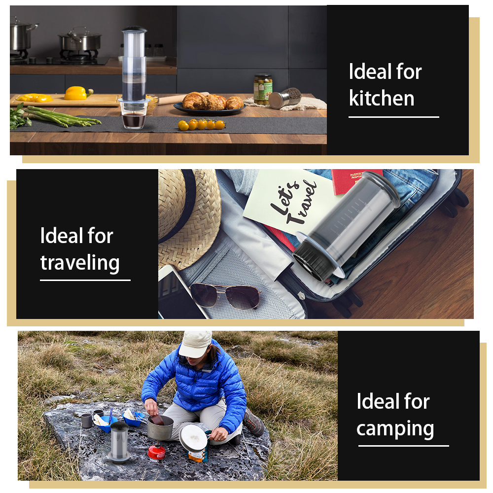 Portable Coffee Tea Maker for  - Outdoor Camping Kit บทวิจารณ์และราคา