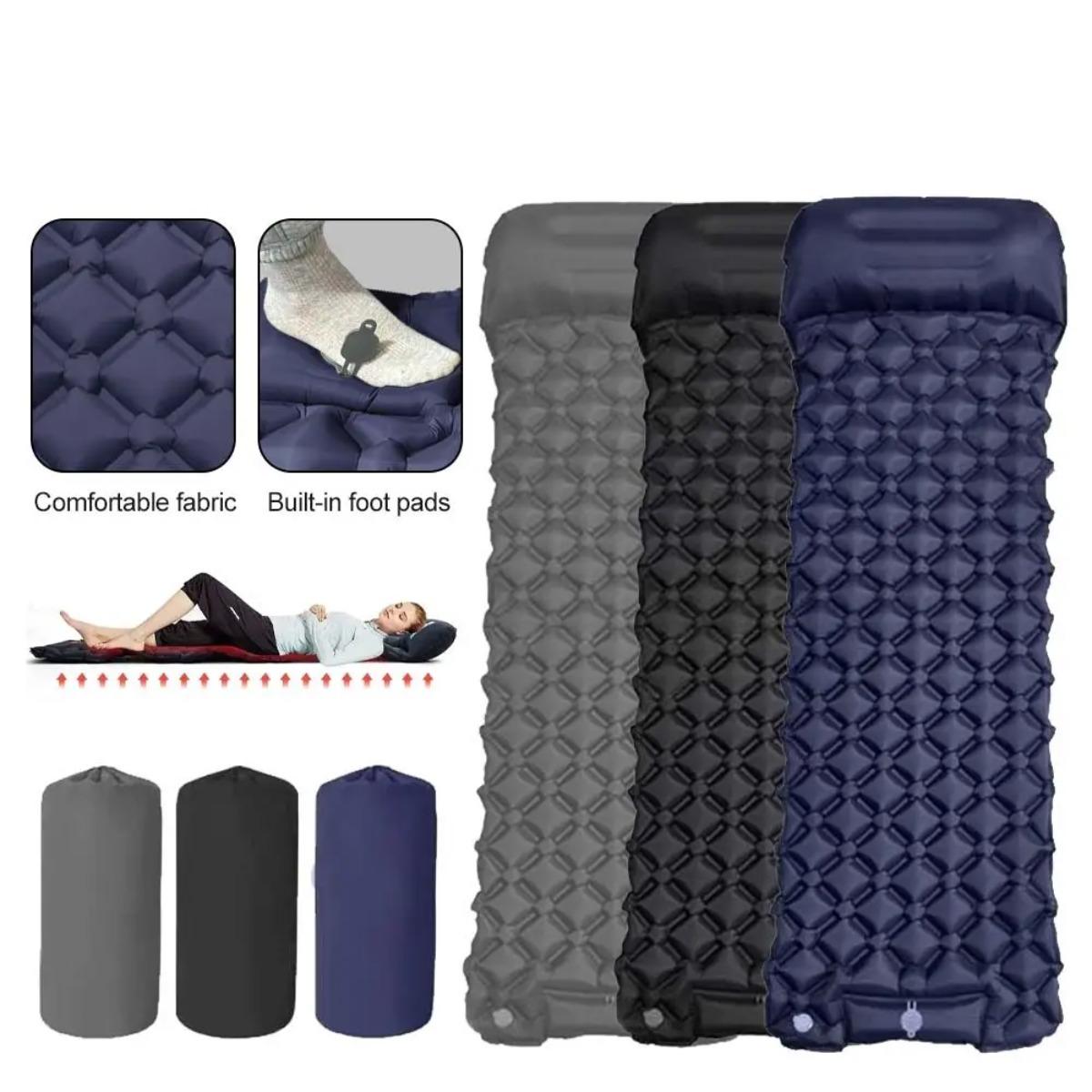 Single & Double Inflatable Air - Camp Pillow Compressible บทวิจารณ์และราคา