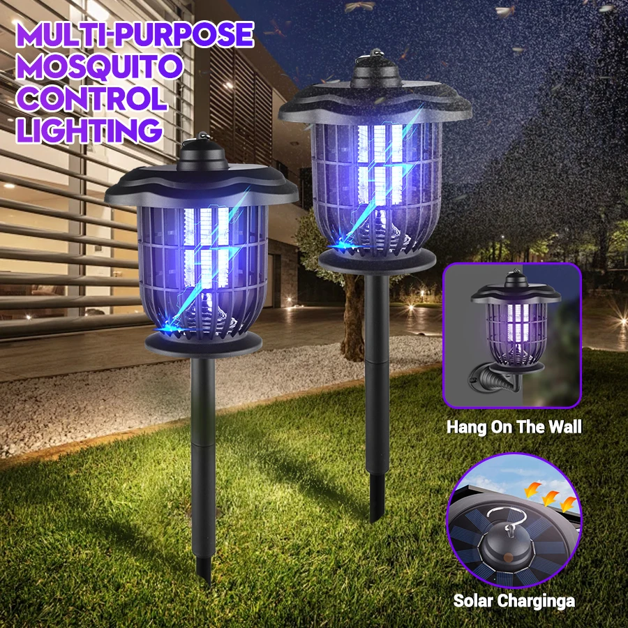 2-in-1 1200mAh LED Solar Light - Outdoor Camping Bug Zapper บทวิจารณ์และราคา