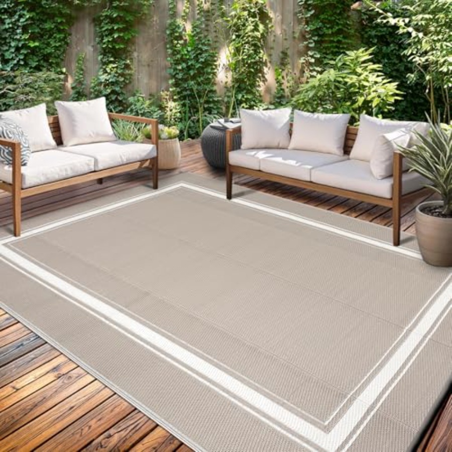 Outdoor Patio Rug 9x18, waterp - Outdoor Camping Rugs 9X18 บทวิจารณ์และราคา