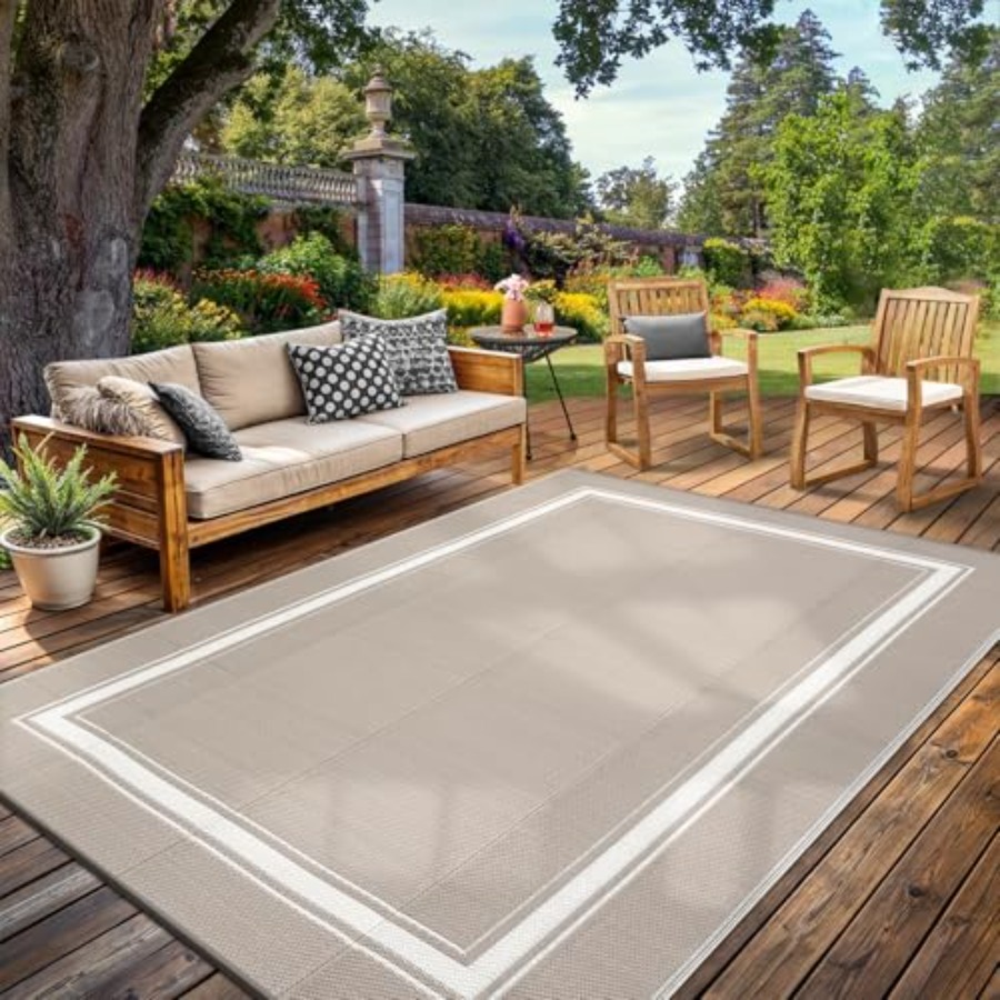 Outdoor Patio Rug 9x18, waterp - Outdoor Camping Rugs 9X18 บทวิจารณ์และราคา