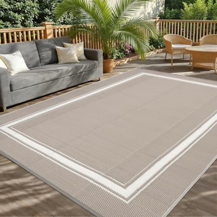Outdoor Patio Rug 9x18, waterp - Outdoor Camping Rugs 9X18 บทวิจารณ์และราคา