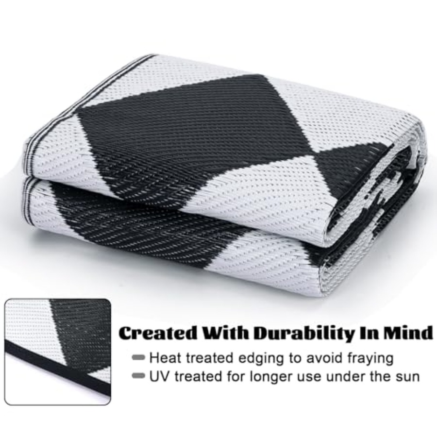 Outdoor Plastic Straw Rug 9x18 - Outdoor Camping Rugs 9X18 บทวิจารณ์และราคา