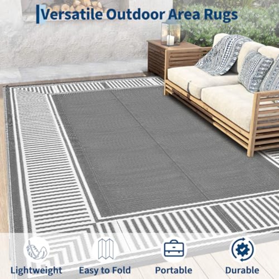 Outdoor Patio Rug 9x18 Reversi - Outdoor Camping Rugs 9X18 บทวิจารณ์และราคา