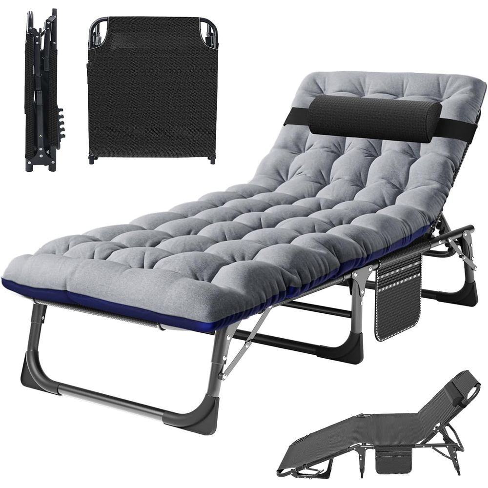 Folding Bed with Mattr, Portab - Camping Outdoor Or Indoor บทวิจารณ์และราคา