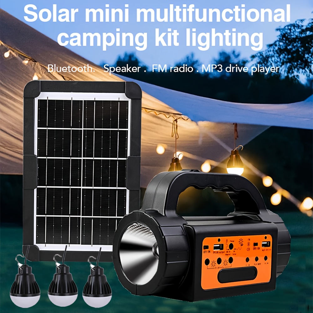 Solar Rechargeable Camping Lig - Portable Power Station บทวิจารณ์และราคา