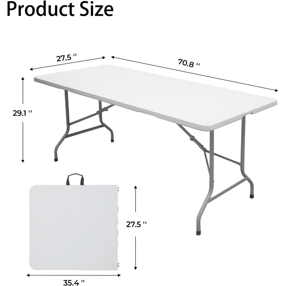olding Table 6t Heavy Duty Por - Camping Outdoor Or Indoor บทวิจารณ์และราคา