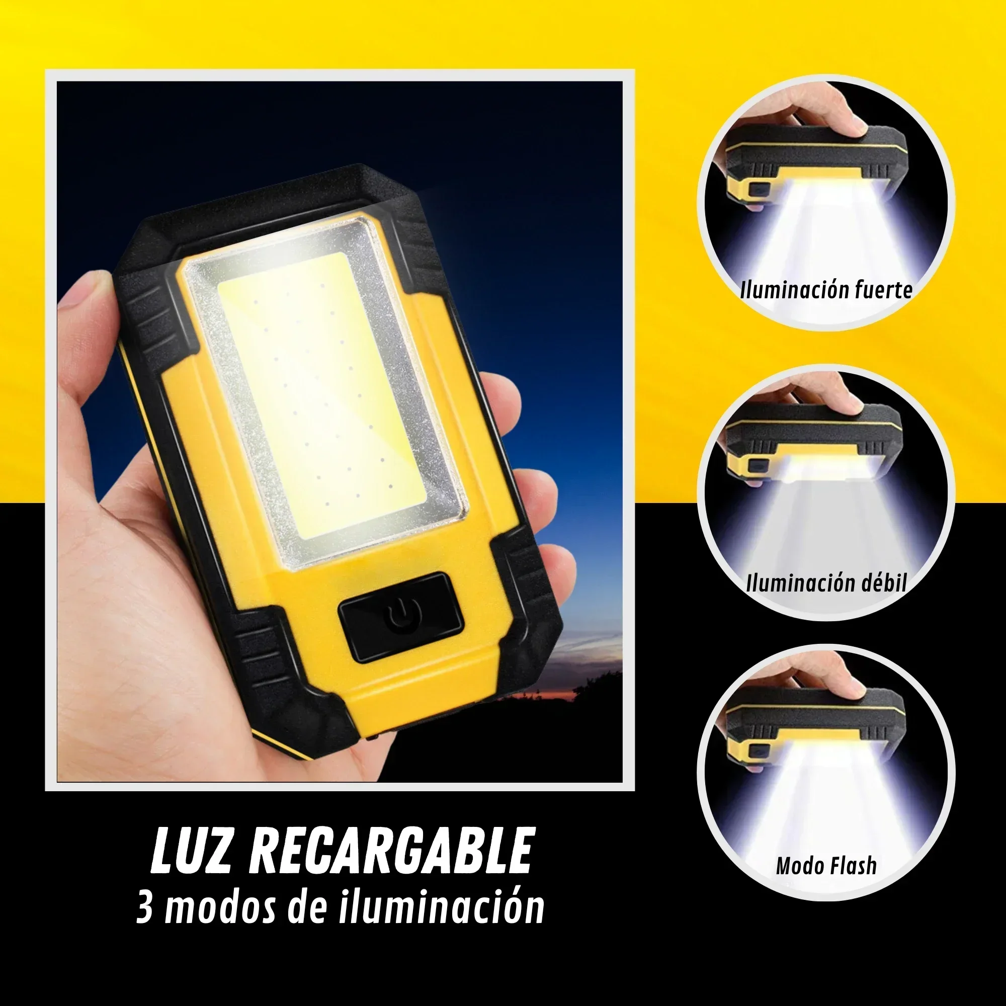 Portable 4000MaH Rechargeable  - Outdoor Camping Decor บทวิจารณ์และราคา