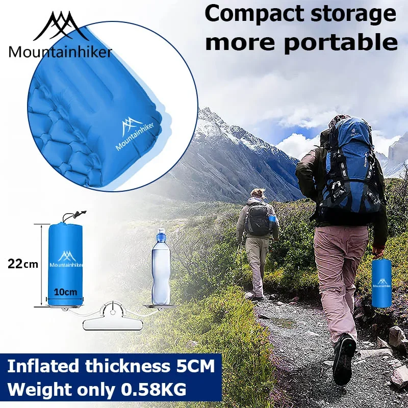 Outdoor Camping Inflatable Mat - Camp Pillow Compressible บทวิจารณ์และราคา