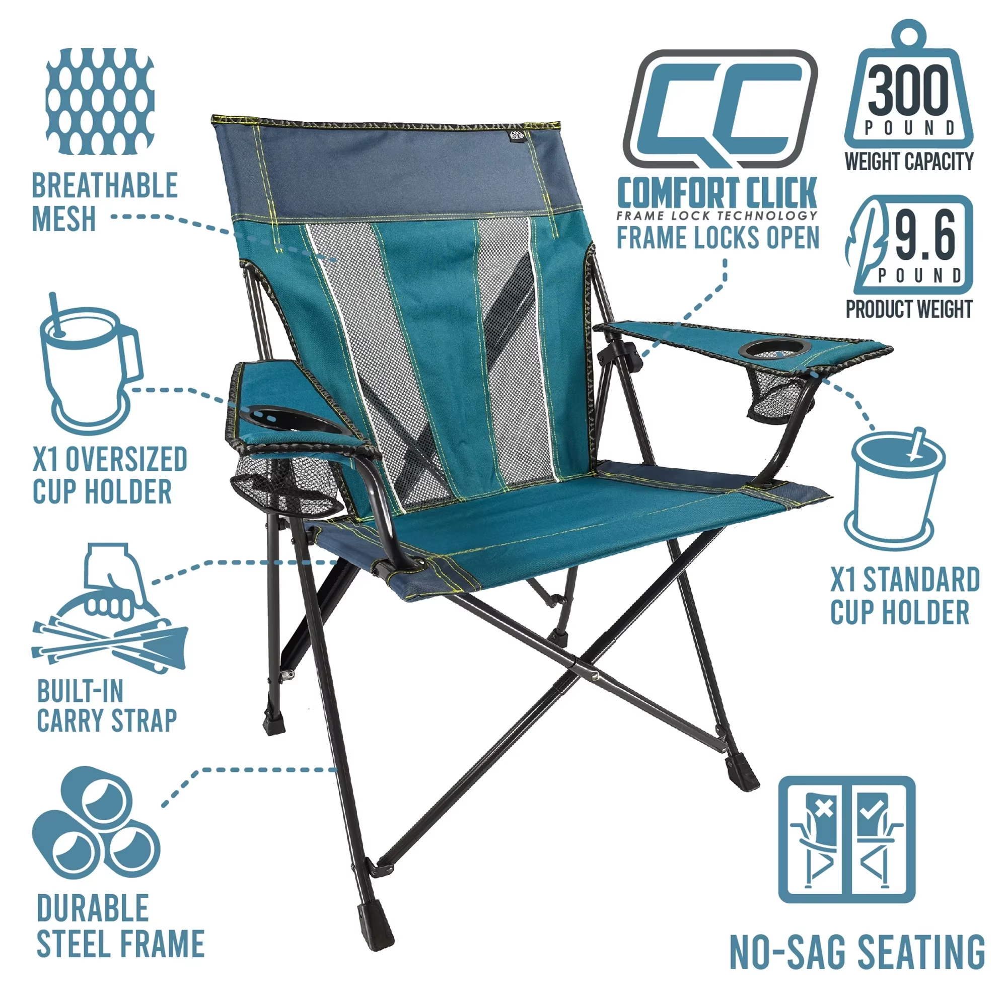 Comfort Click Foldable Outdoor - Outdoor Chair Camping บทวิจารณ์และราคา