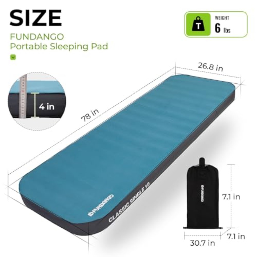 Camping Self-Inflating Sleepin - Outdoor Camping Van Tent บทวิจารณ์และราคา