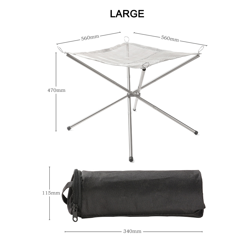 Portable Camping Fire Pit Gril - Outdoor Camping Fire Pit บทวิจารณ์และราคา