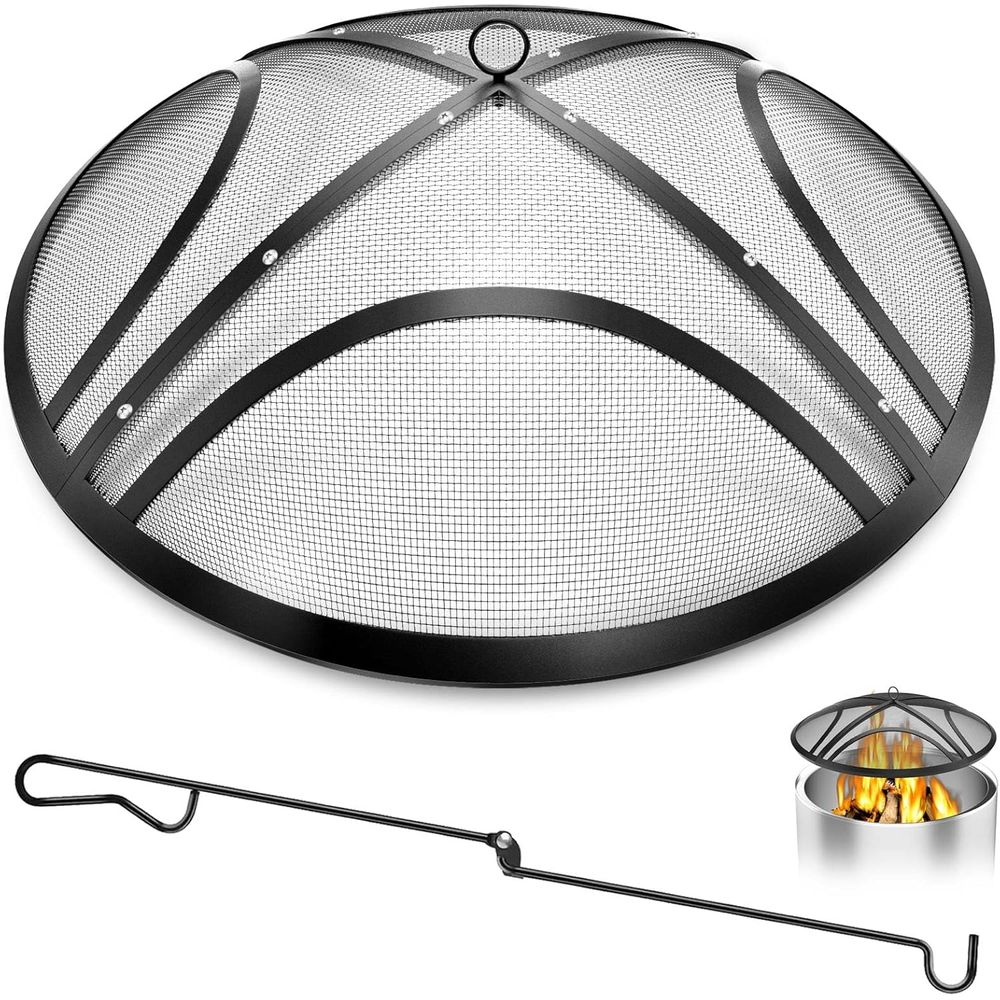 40 Outdoor Fire Pit Mesh Cover - Outdoor Camping Fire Pit บทวิจารณ์และราคา