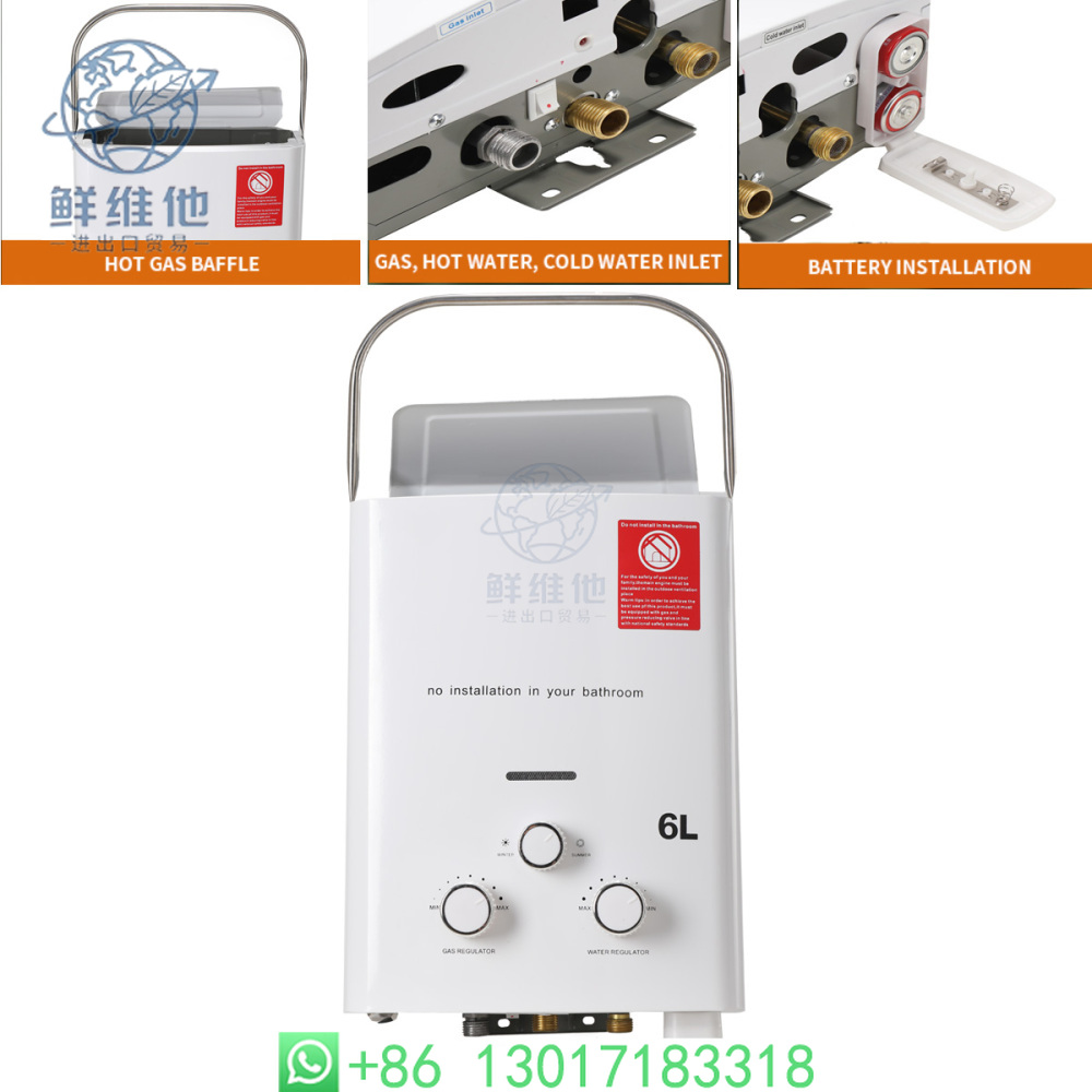6L 12KW Stainless Steel Instan - Outdoor Camping Hot Water Shower บทวิจารณ์และราคา