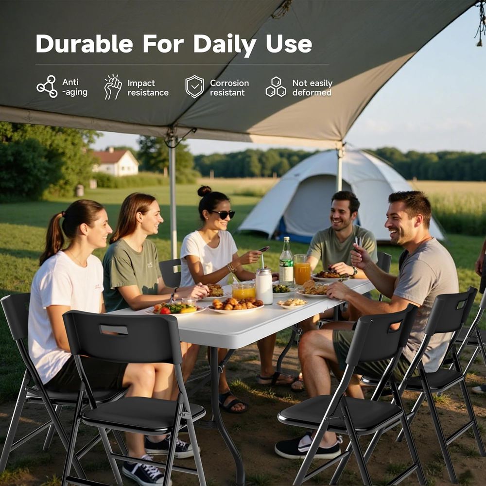 Portable 6-Piece olding Table  - Camping Outdoor Or Indoor บทวิจารณ์และราคา