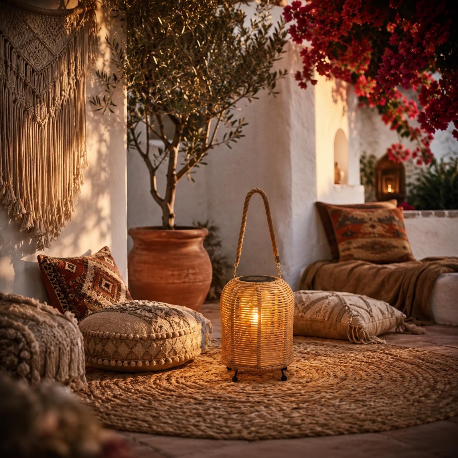 Handwoven Solar Lantern Warm L - Outdoor Camping Decor บทวิจารณ์และราคา