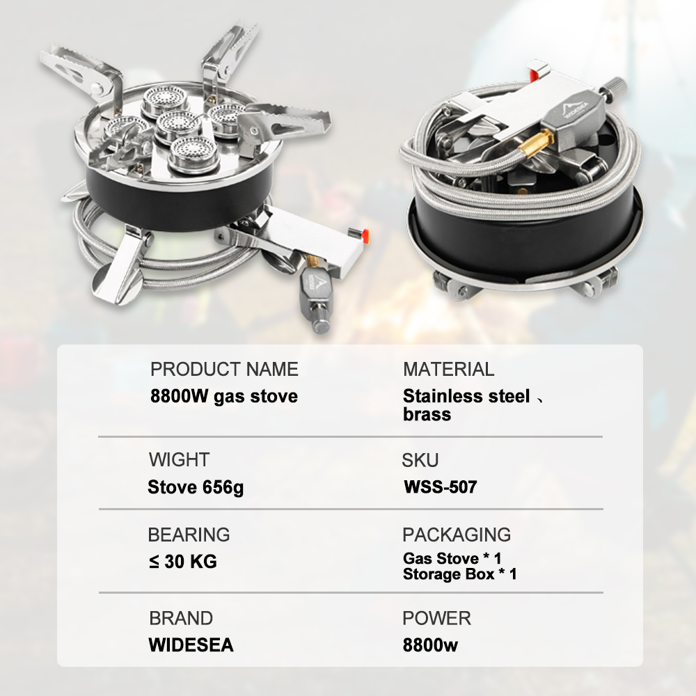 Widesea Camping 5in1 Gas Stove - Outdoor Gas Camping Oven บทวิจารณ์และราคา