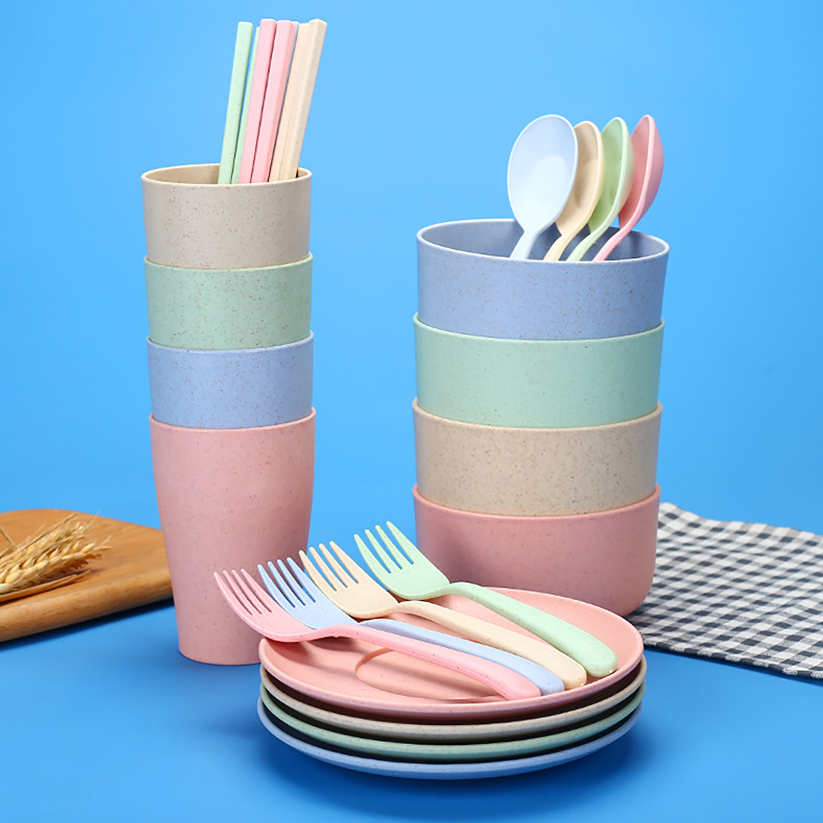 Fork Spoon Chopsticks Bowls Cu - Outdoor Camping Outfit บทวิจารณ์และราคา