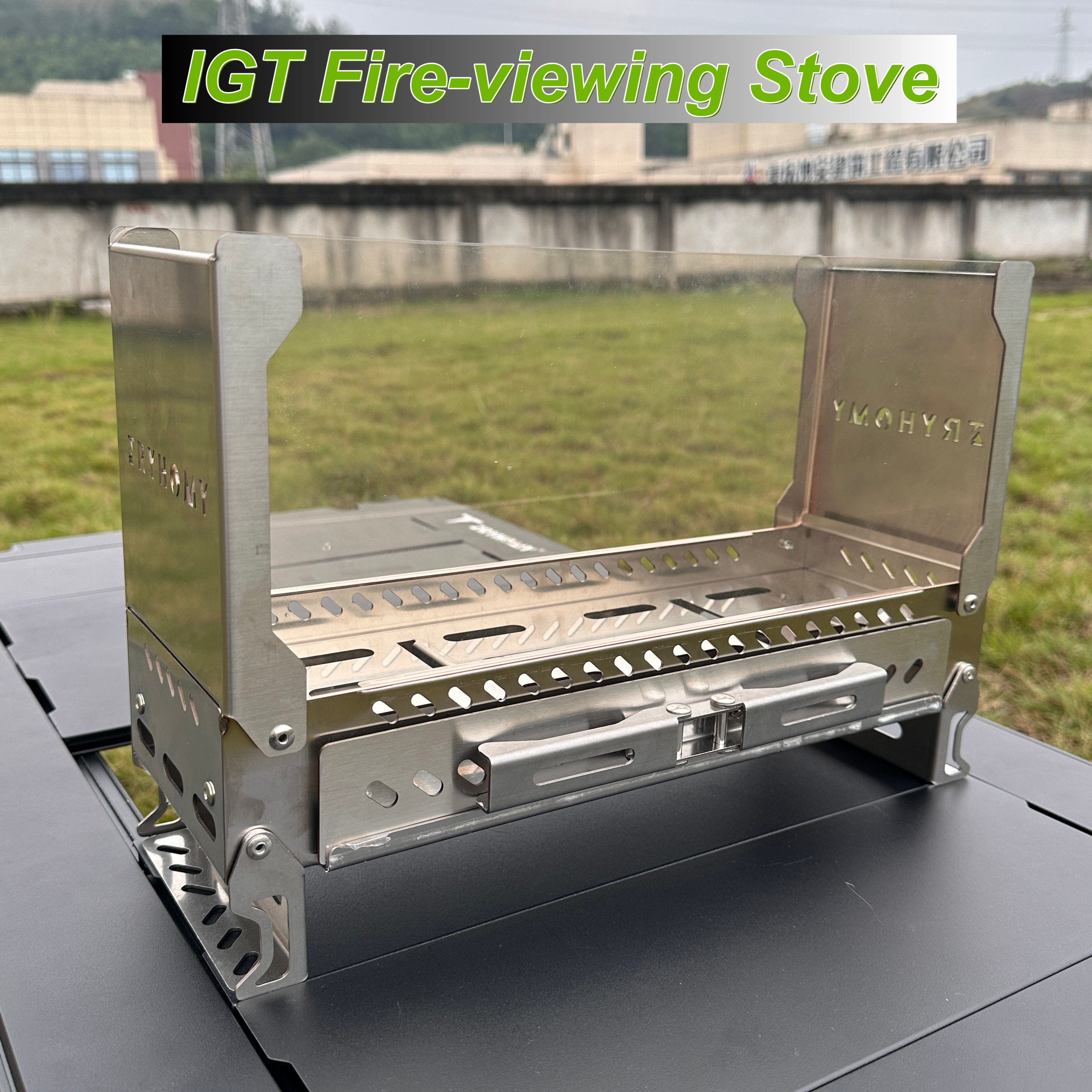 Tryhomy IGT Half-Unit Desktop  - Outdoor Camping Fire Pit บทวิจารณ์และราคา