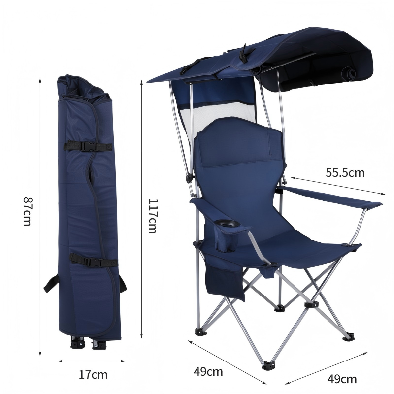 Folding Camping Chair with Sha - Outdoor Camping Table And Chairs บทวิจารณ์และราคา